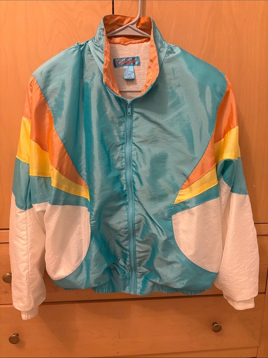 colin Jackets & Blazers - Vintage 1980’s women’s windbreaker jacket by “Colin” shoulder pads